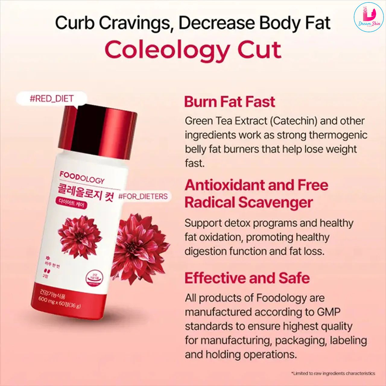 FOODOLOGY Coleology Cut Diet Care 600mg X 60 Tab (36g)